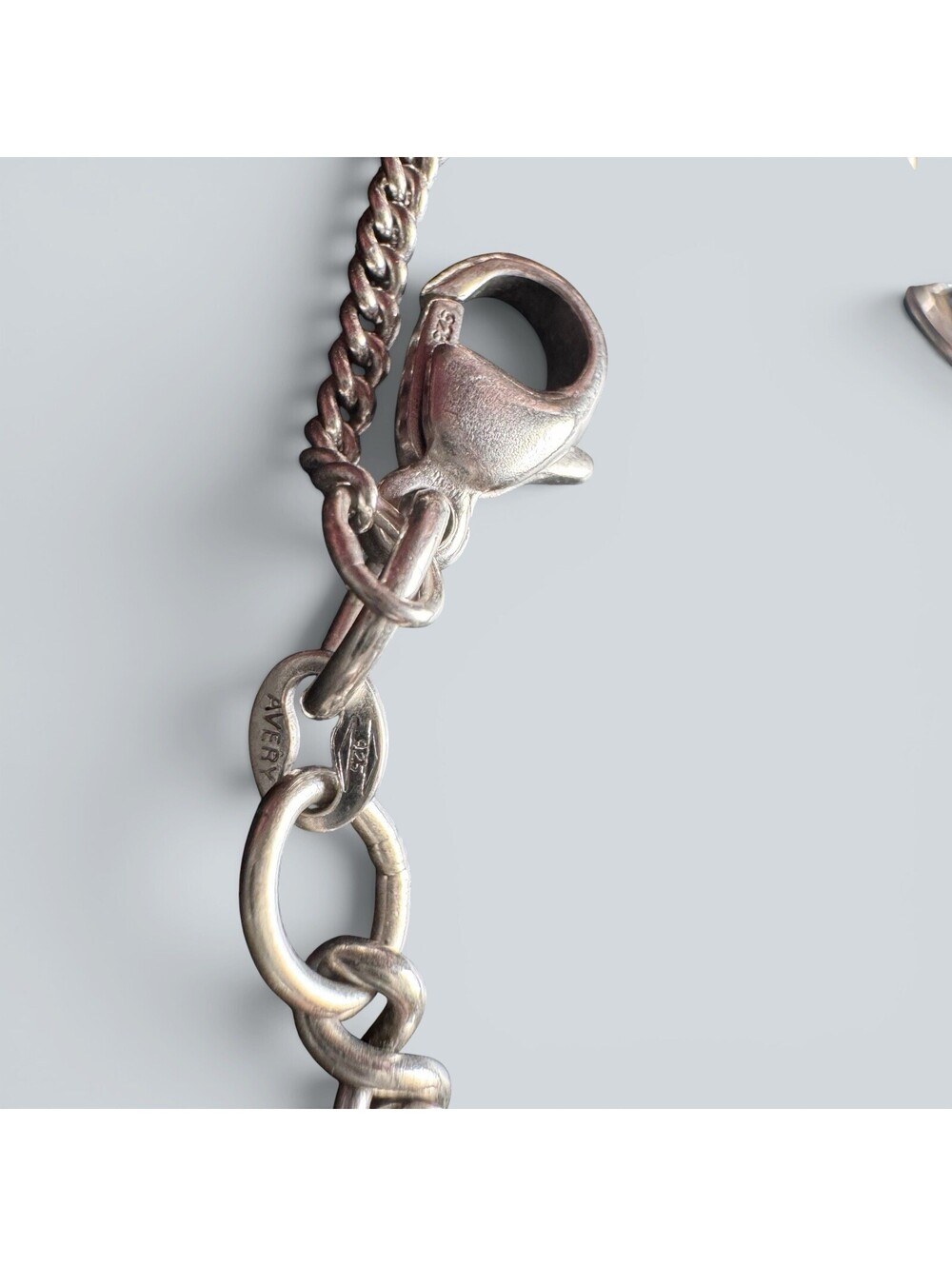 James Avery 925 Sterling Silver Large Twist Link Charm Bracelet 8” Lobster Clasp - Picture 4 of 9